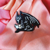 Dragon Reading Book Enamel Pin Badge | Pincredible