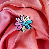 Happy Flower! Enamel Pin Badge | Pincredible