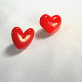 Heart Pair Love Valentines Pin Badge | Pincredible