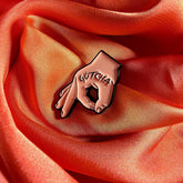 Gotcha! Hand Enamel Pin Badge | Pincredible