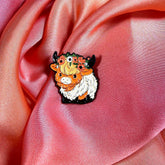 Highland Cow Enamel Pin Badge | Pincredible