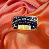 Read All Night Book Club Enamel Pin Badge | Pincredible