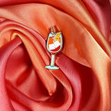Aperol Spritz Cocktail Enamel Pin Badge | Pincredible