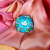 Duck Koi Pond Enamel Pin Badge | Pincredible