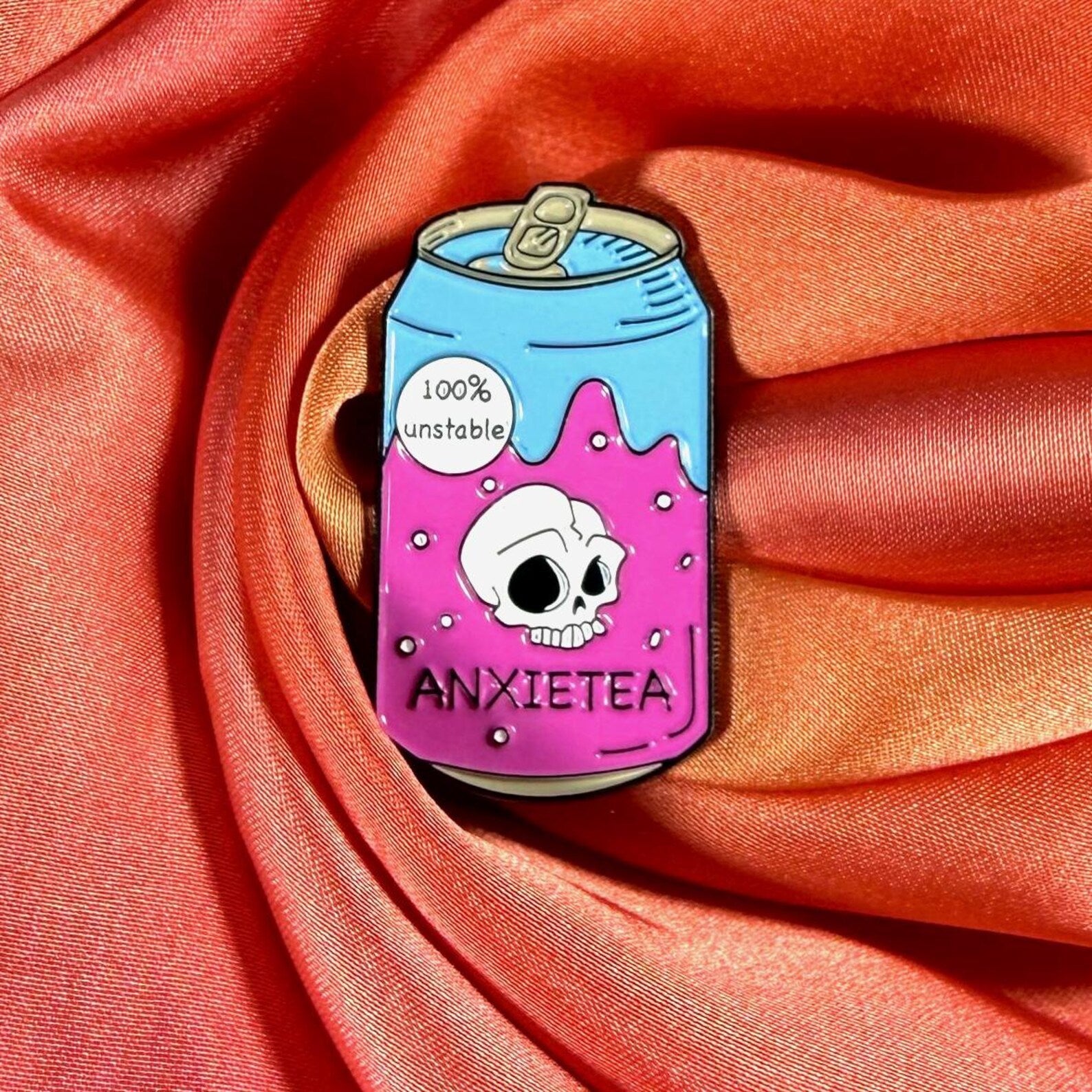 Anxietea! Enamel Pin Badge | Pincredible