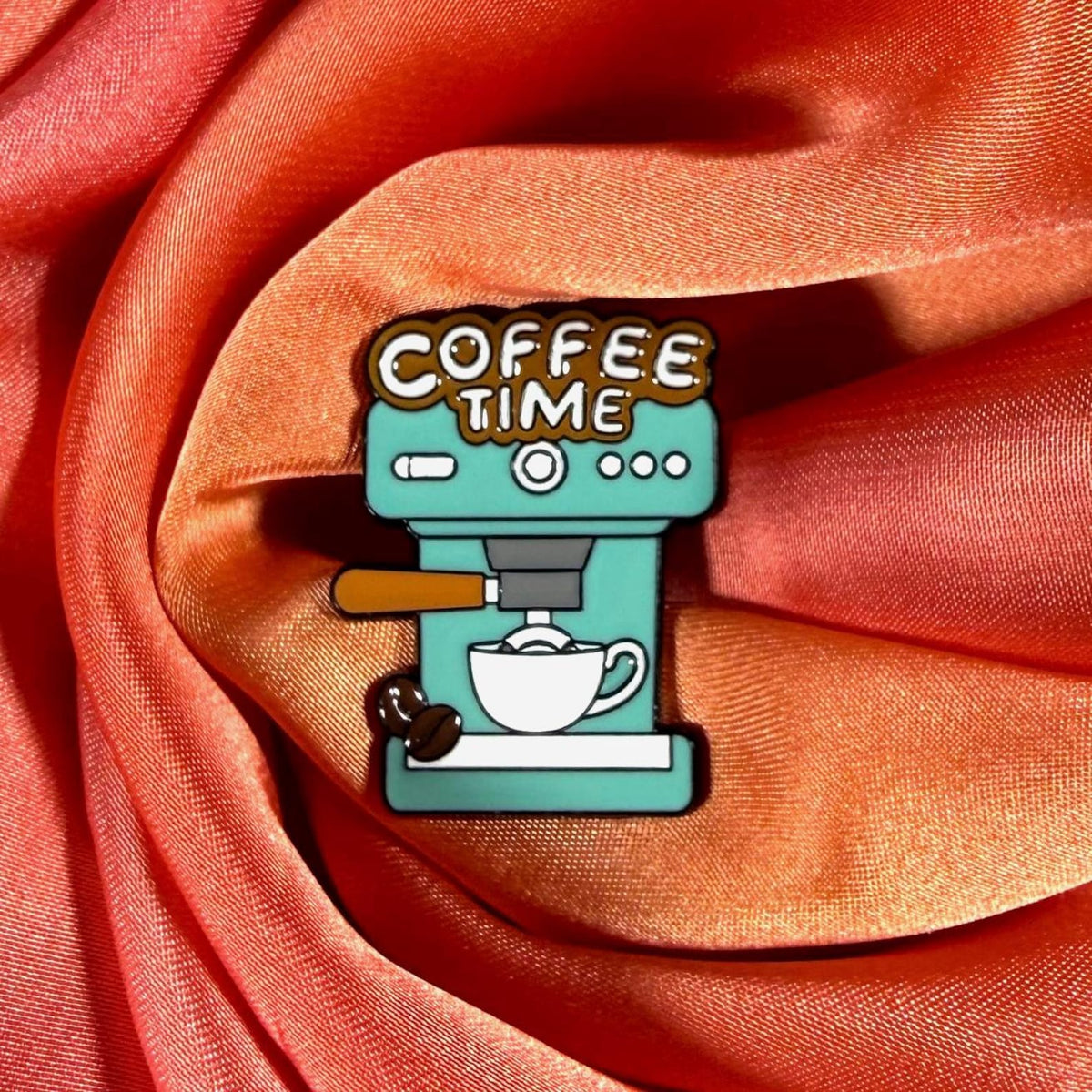 Coffee Time Enamel Pin Badge | Pincredible