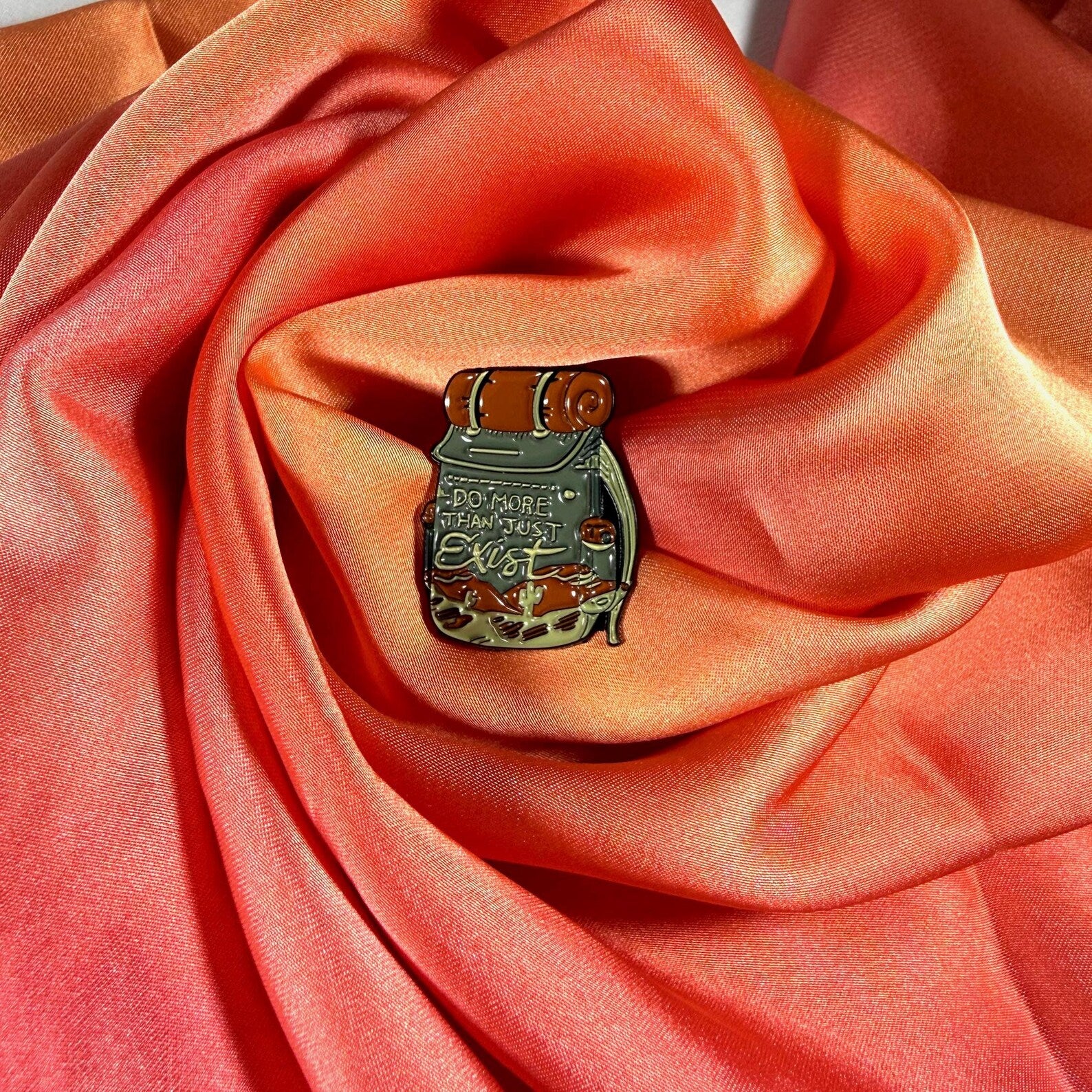 Travel Backpack! Enamel Pin Badge | Pincredible
