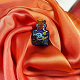 Starry Evening Bottle! Enamel Pin Badge | Pincredible