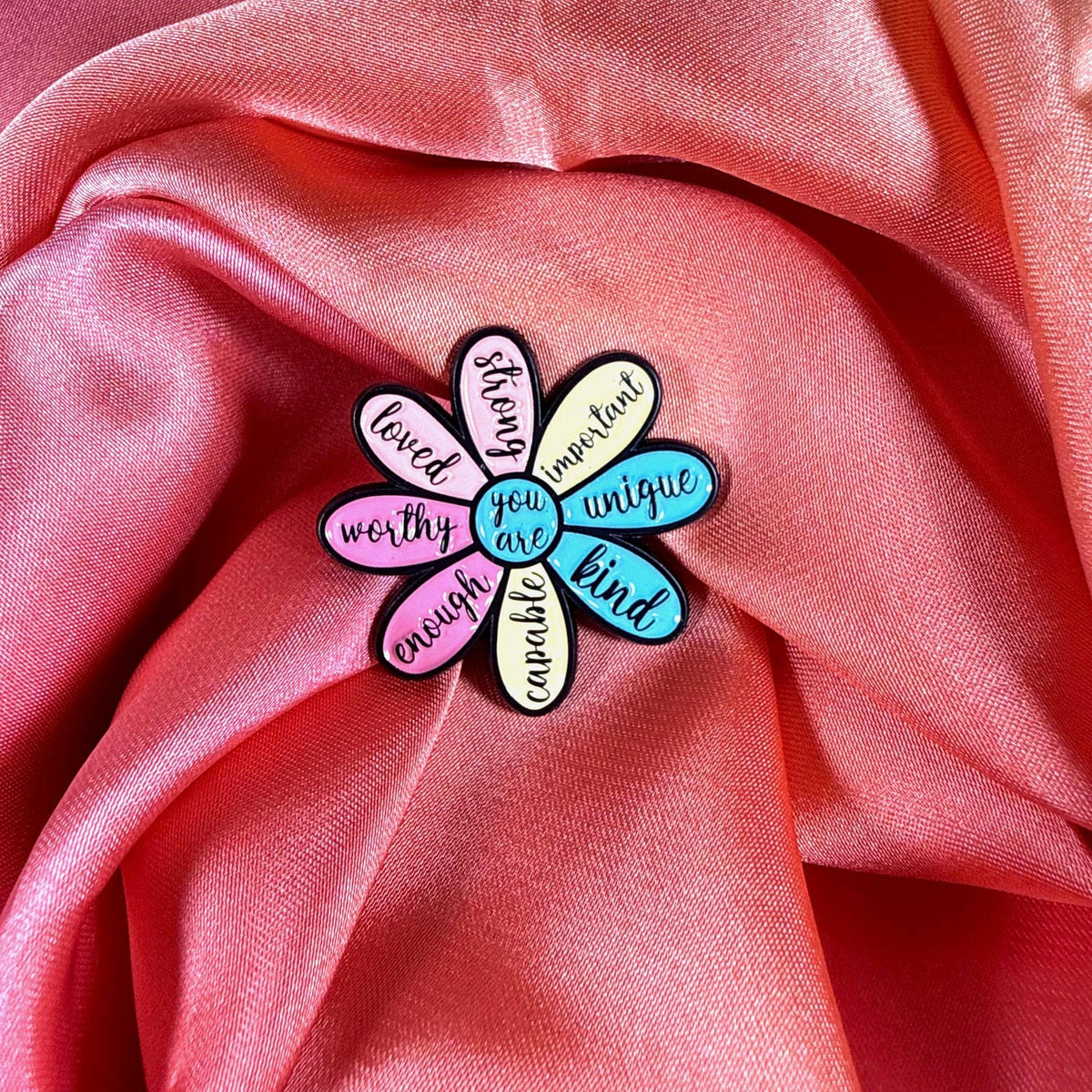 Happy Flower! Enamel Pin Badge | Pincredible