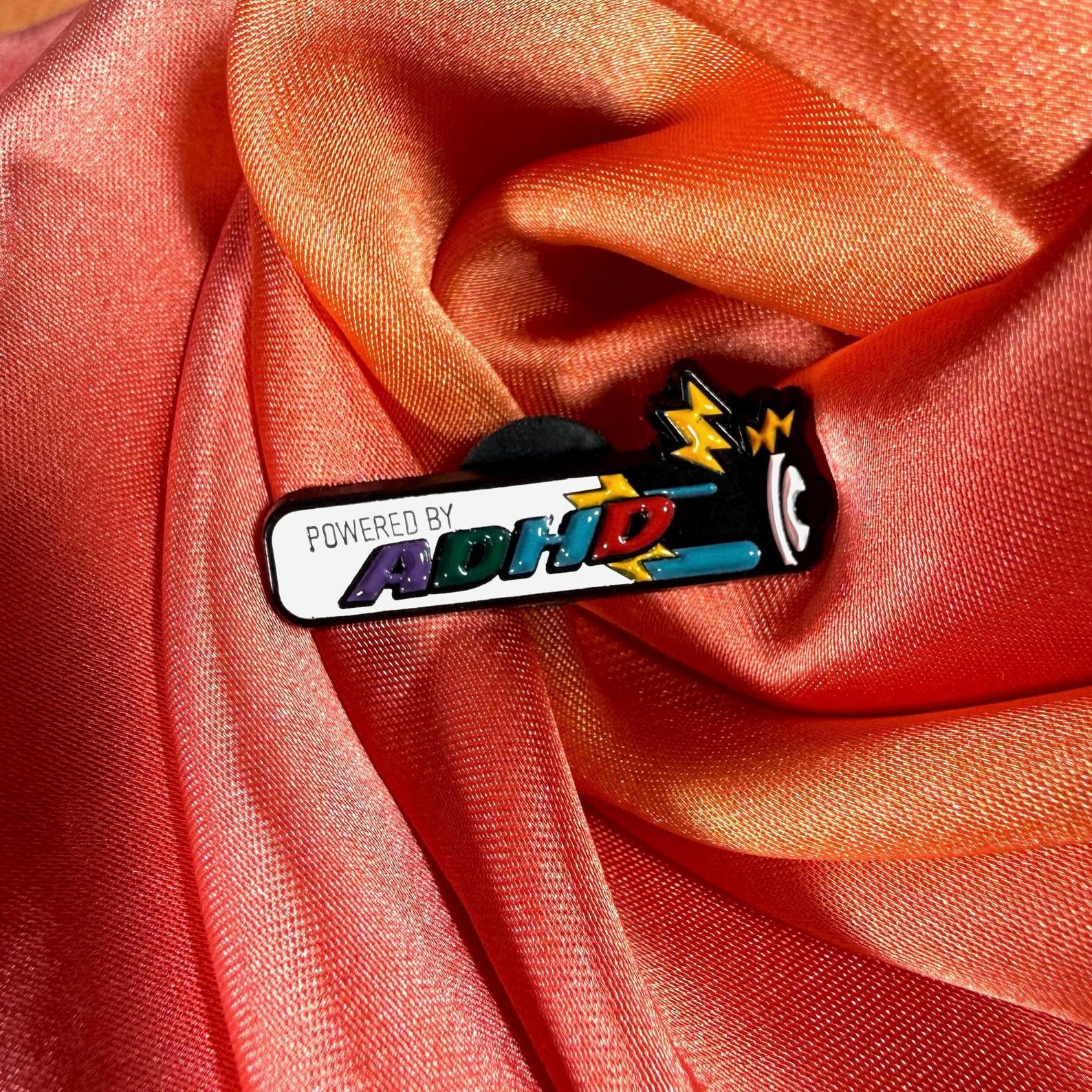 ADHD POWER! Enamel Pin Badge | Pincredible