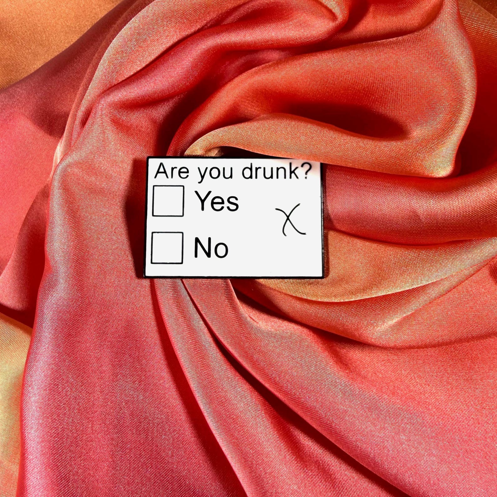 Are You Drunk? Enamel Pin Badge | Pincredible