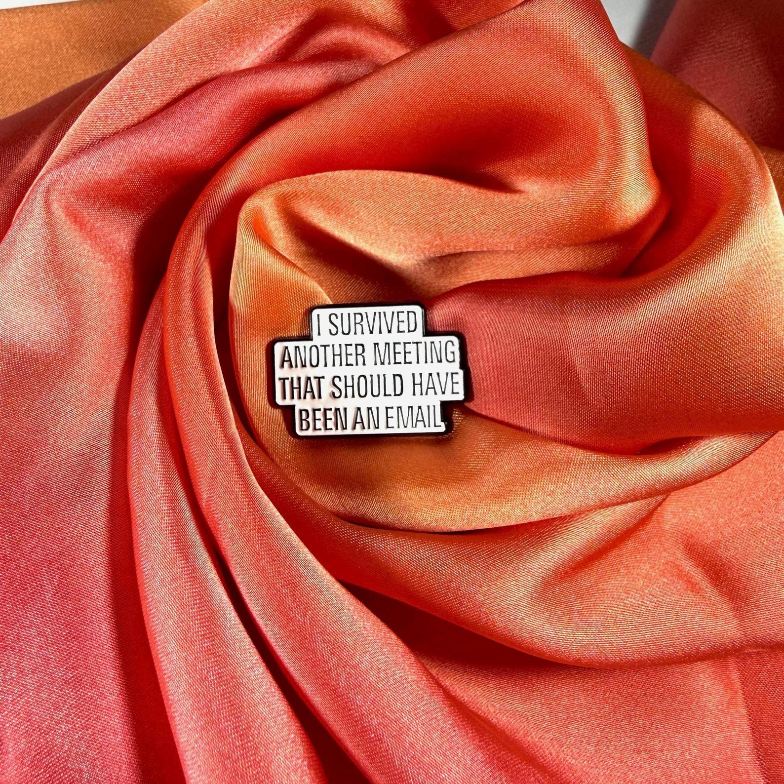 Work Meeting! Enamel Pin Badge | Pincredible
