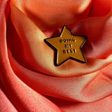 Star Enamel Pin Glitter | Star Badge