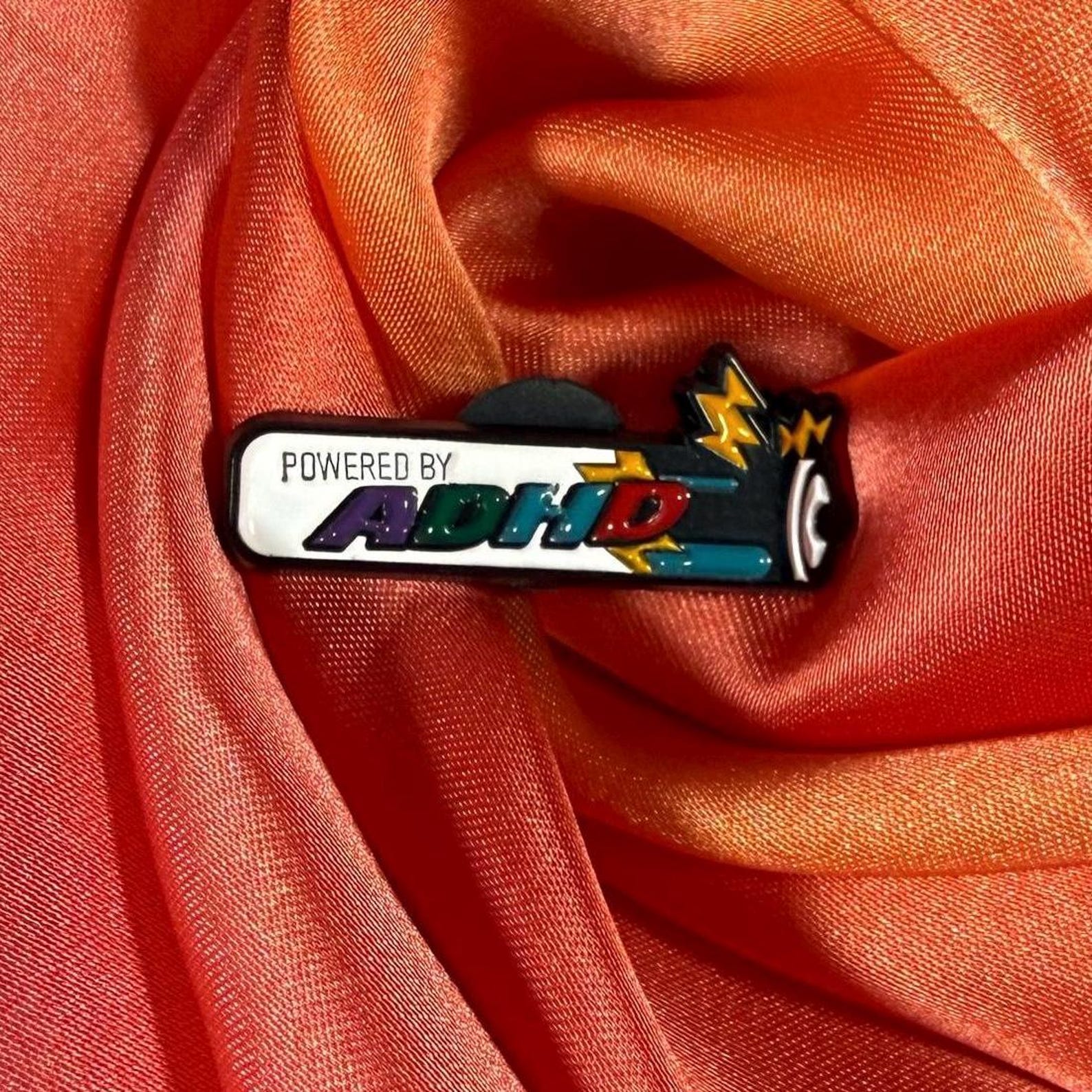 ADHD POWER! Enamel Pin Badge | Pincredible