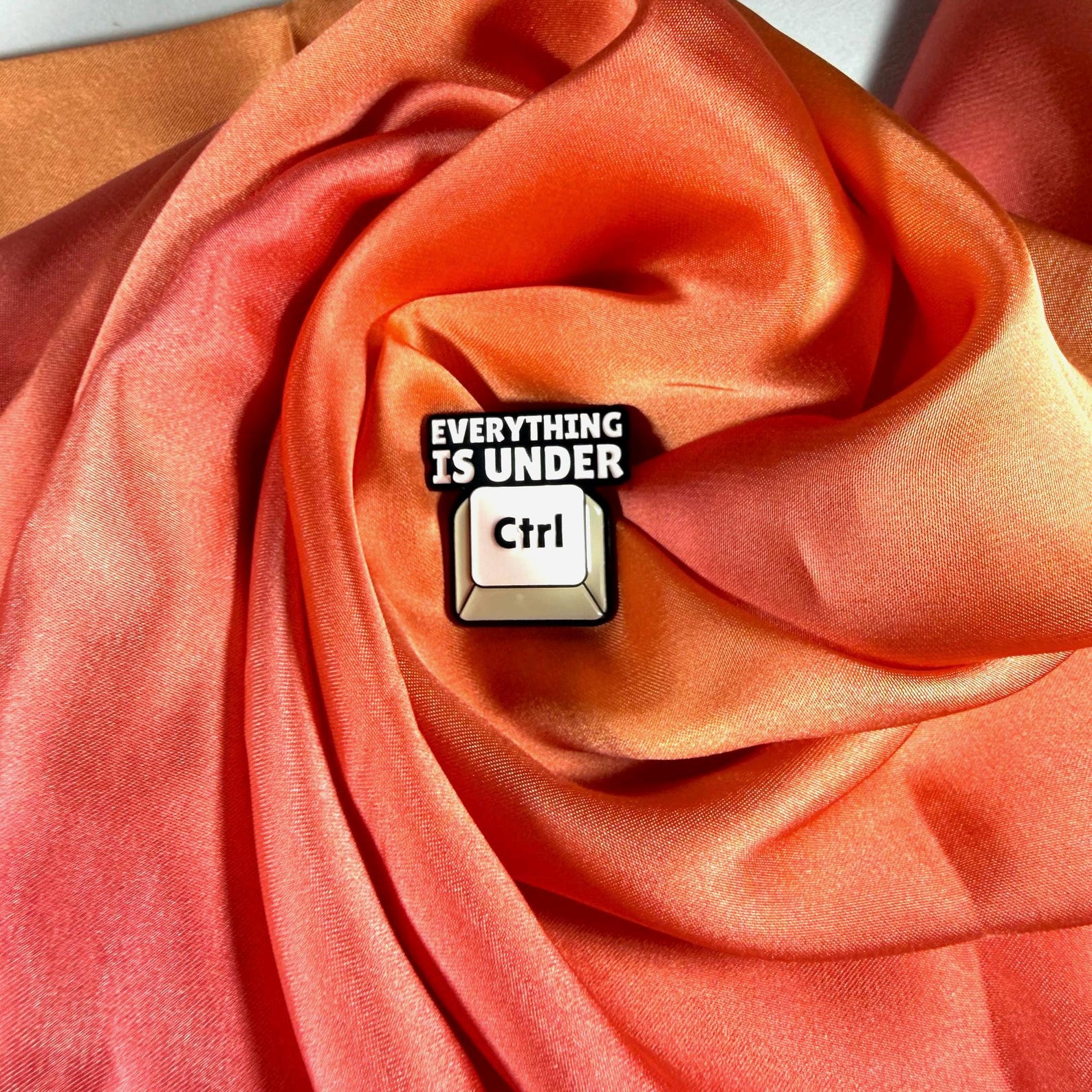 Everything is under Control CTRL Enamel Pin Badge Pair | Pincredible