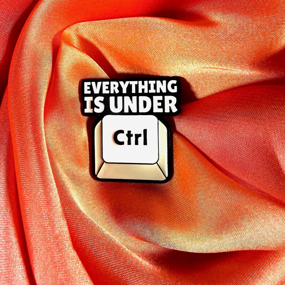 Everything is under Control CTRL Enamel Pin Badge Pair | Pincredible