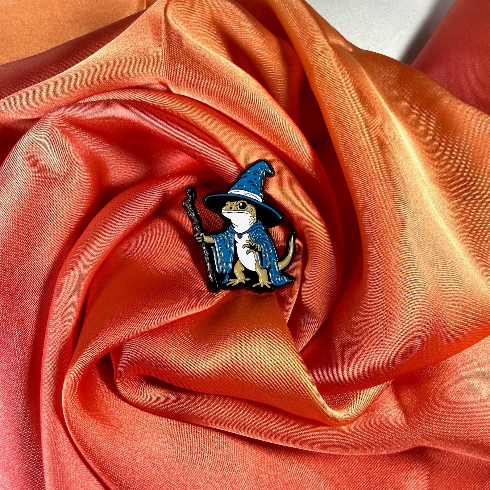 Lizard Wizard Enamel Pin Badge | Pincredible