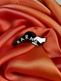 Karma Boomerang Pin Badge | Pincredible