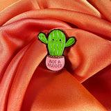Cactus Not a hugger! Enamel Pin Badge | Pincredible