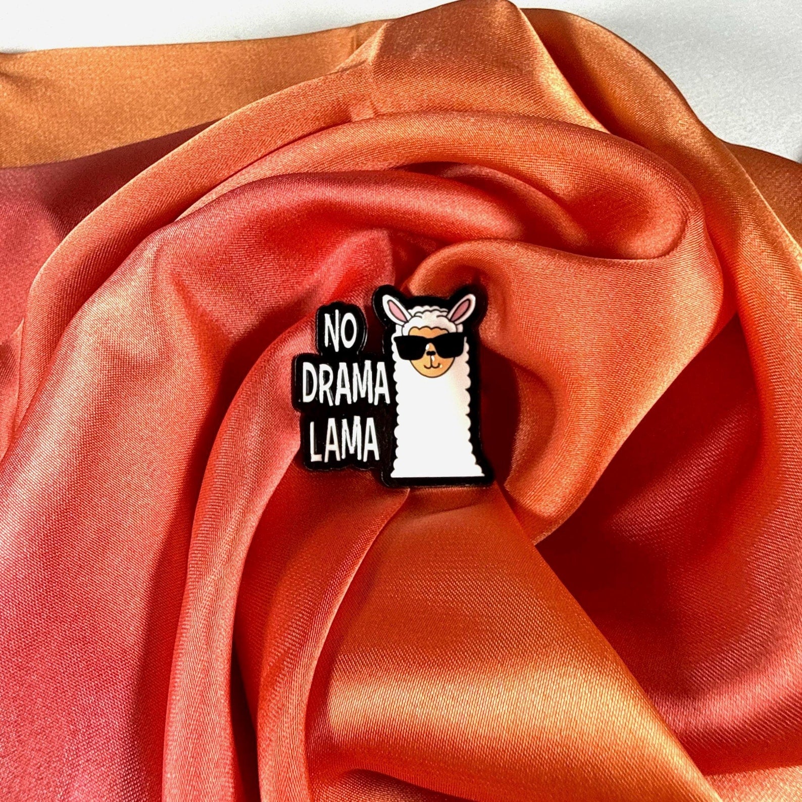 No Drama Llama! Enamel Pin Badge | Pincredible