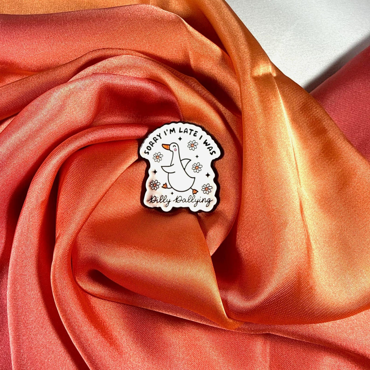 Sorry I’m Late! Enamel Pin Badge | Pincredible