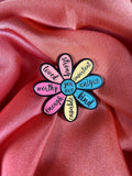Happy Flower! Enamel Pin Badge | Pincredible