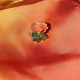Rose Valentines Enamel Pin Badge | Pincredible