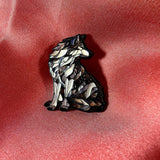 Wolf Mosaic Enamel Pin Badge | Pincredible