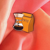 Pour Over Coffee Enamel Pin Badge | Pincredible