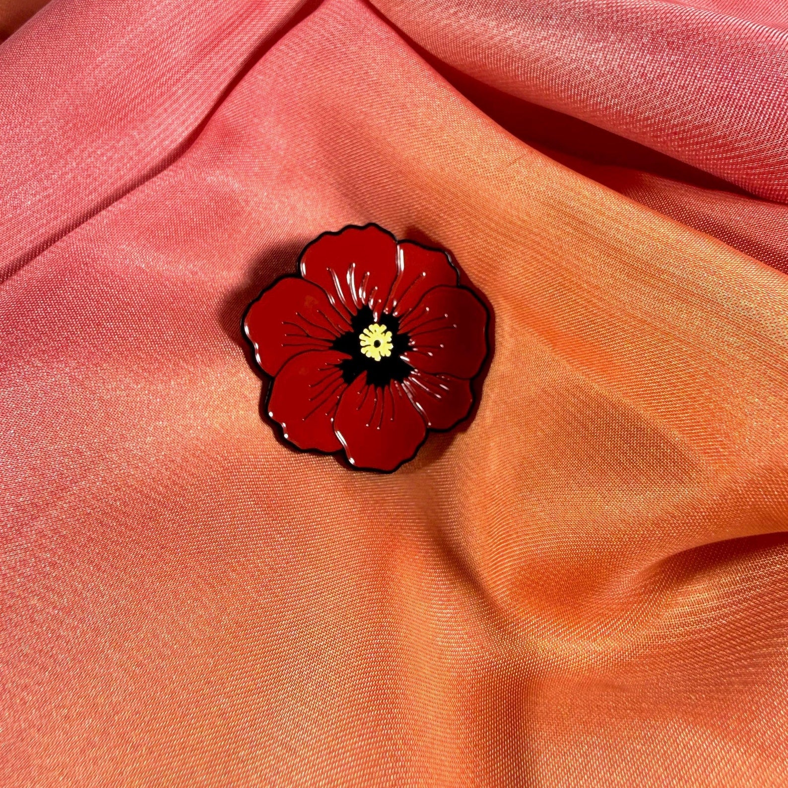 Poppy Enamel Pin Badge | Pincredible