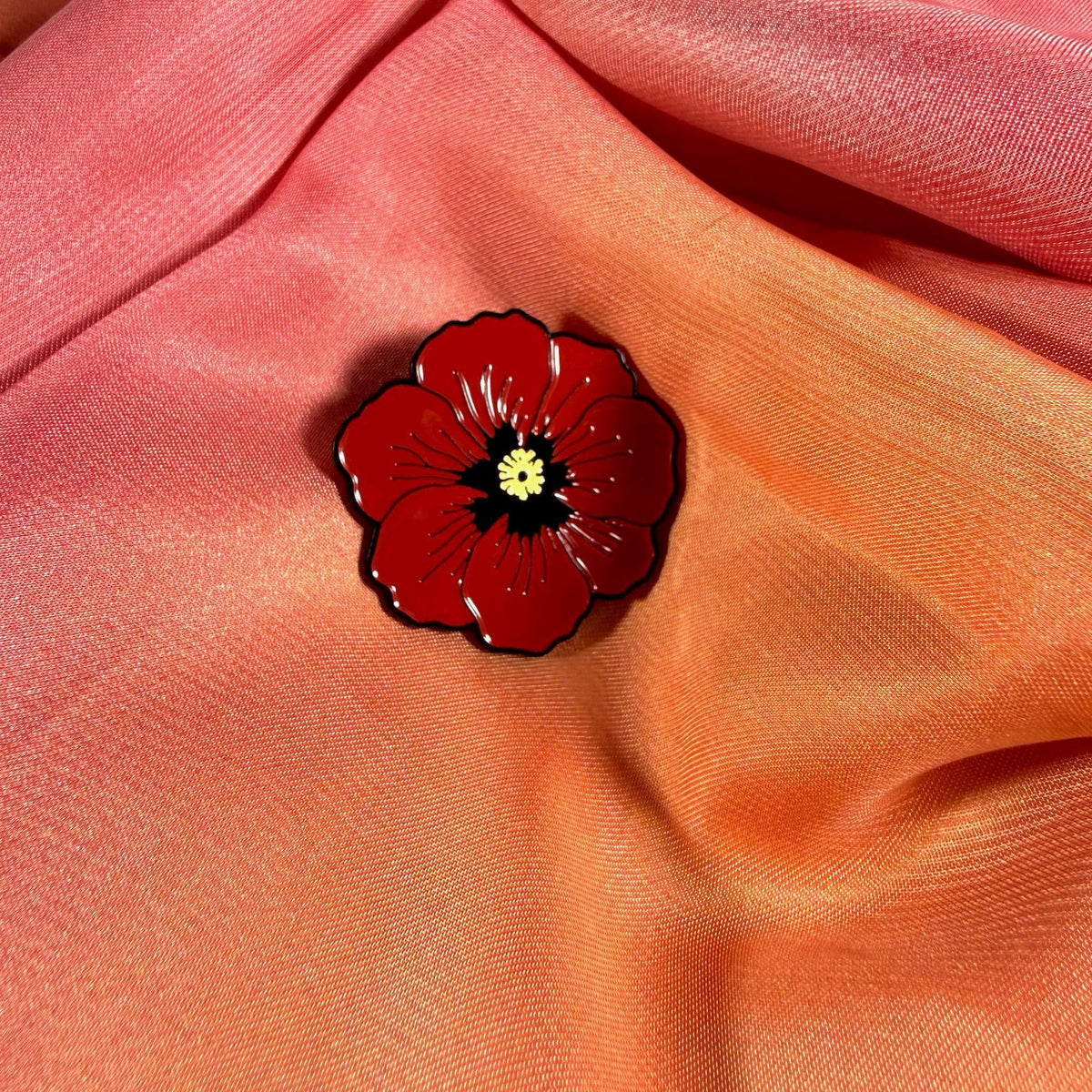 Poppy Enamel Pin Badge | Pincredible