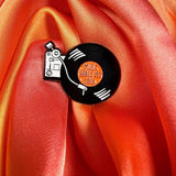 Music Heals My Soul Vinyl Record Enamel Pin Badge | Pincredible