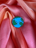 Kawaii Earth Enamel Pin Badge | Pincredible Collection Accessory