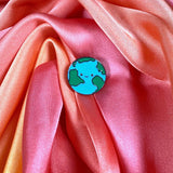 Kawaii Earth Enamel Pin Badge | Pincredible Collection Accessory