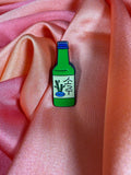 Soju Bottle Enamel Pin Badge | Pincredible