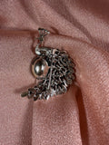 Peacock Fan Tail Brooch Pin