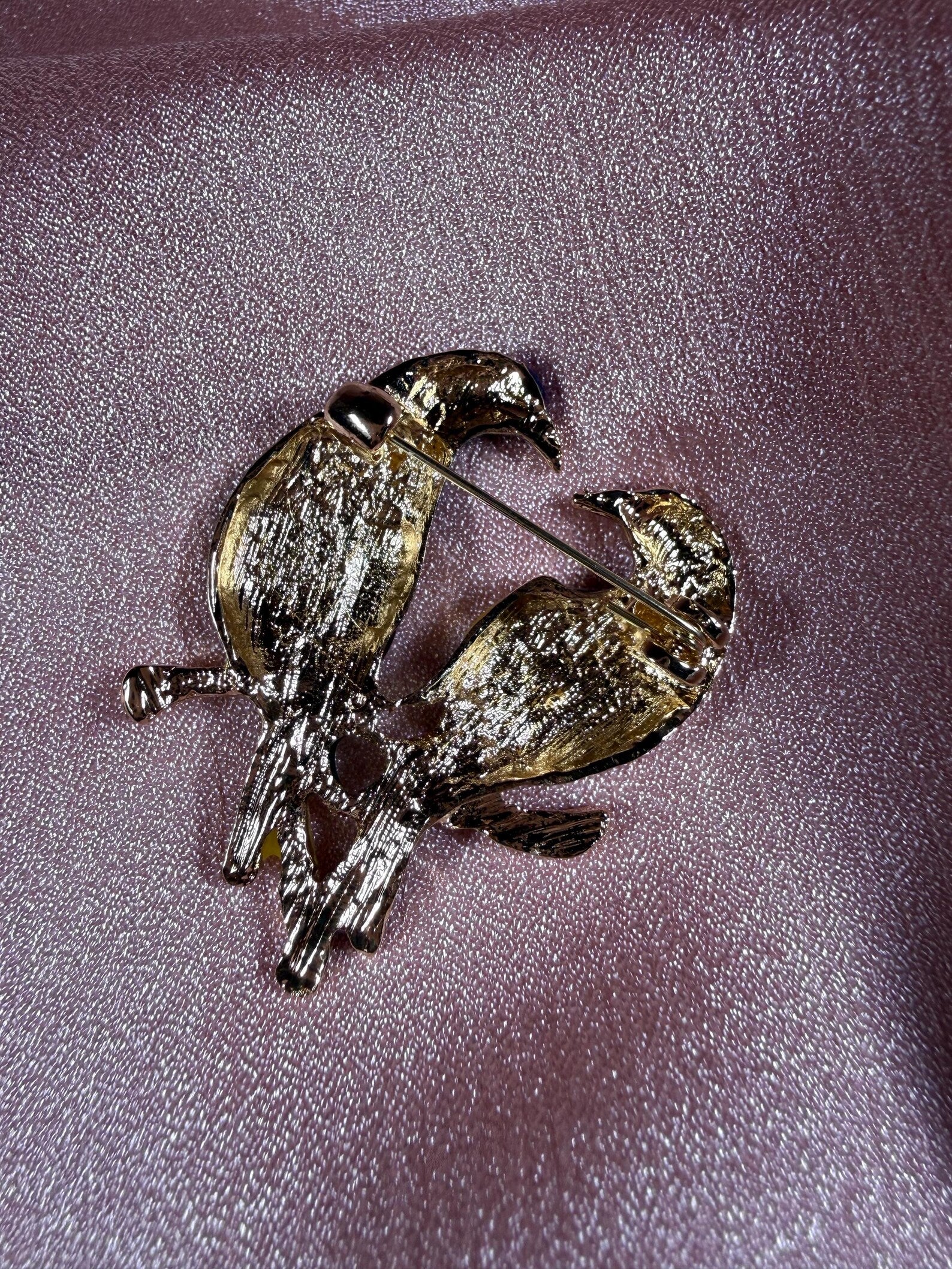 Lovebird Brooch Pin