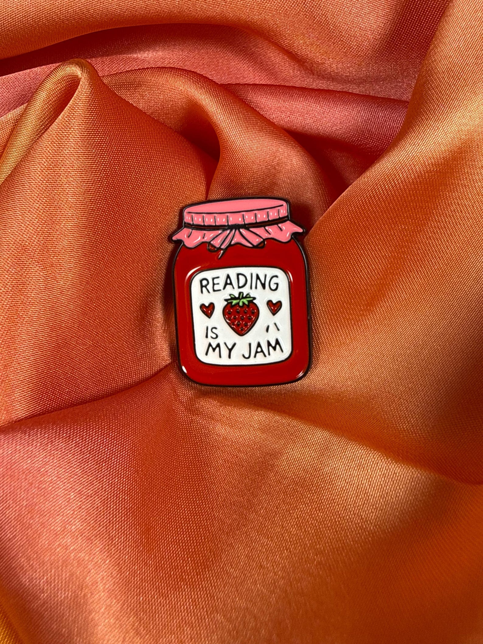 Reading Is My Jam Enamel Pin Badge | Pincredible