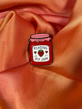 Reading Is My Jam Enamel Pin Badge | Pincredible