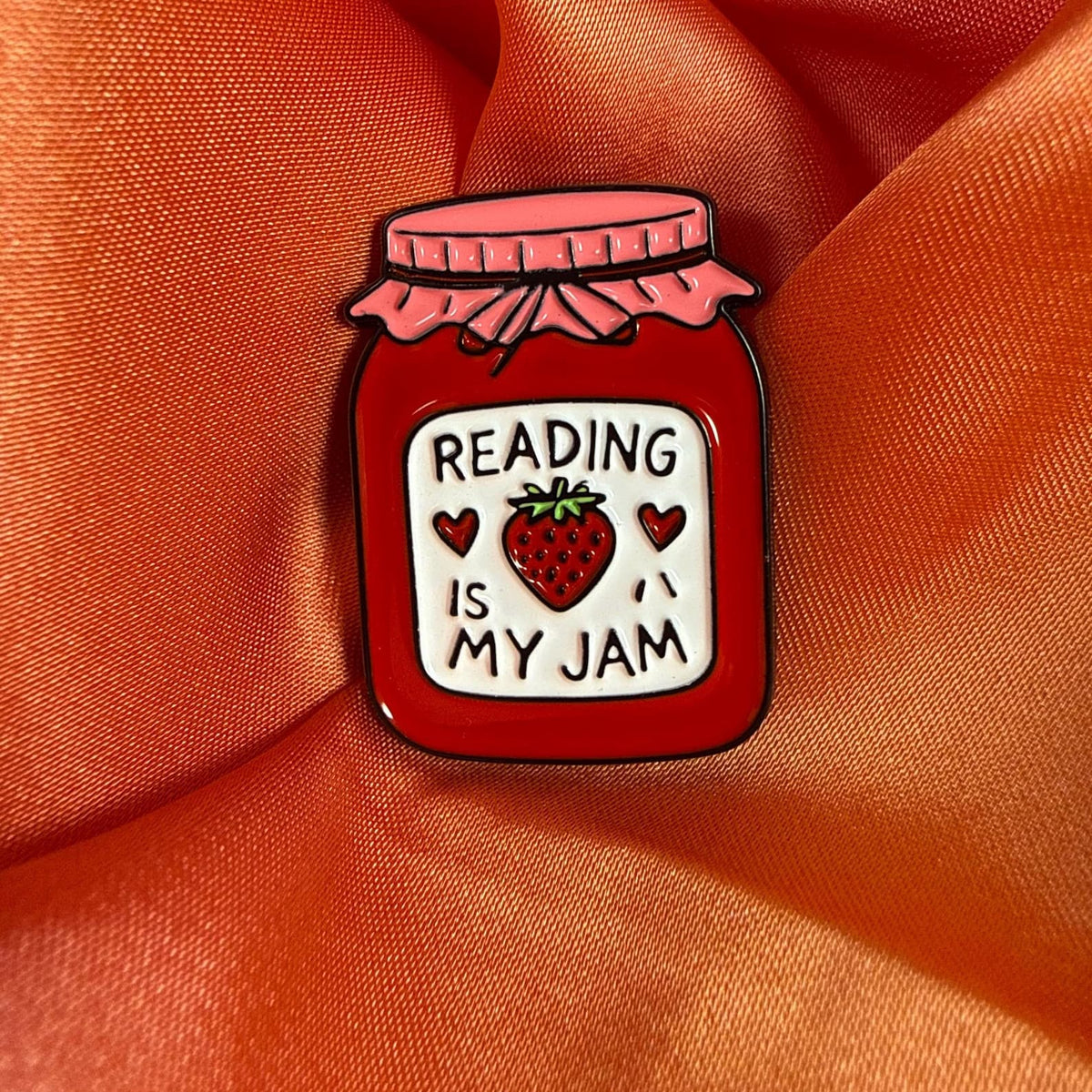Reading Is My Jam Enamel Pin Badge | Pincredible