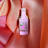 Peach Soju Bottle Enamel Pin Badge | Pincredible