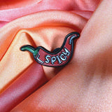 Spicy Chilli Retro Enamel Pin Badge | Pincredible